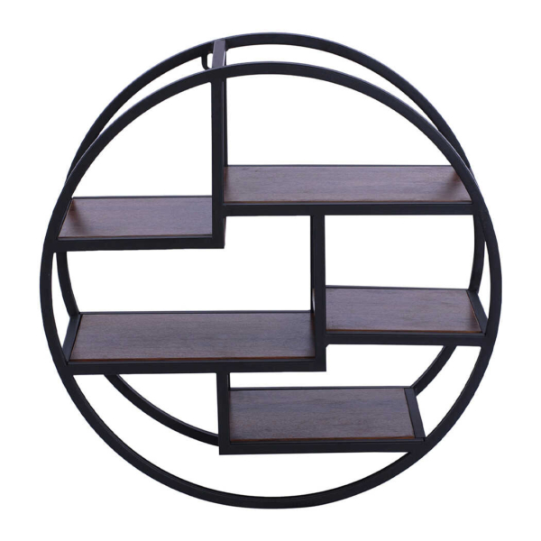 Kệ sách treo tường hình tròn độc đáo, bắt mắt DKFKS42 Kệ sách treo tường hình tròn độc đáo, bắt mắt DKFKS42
