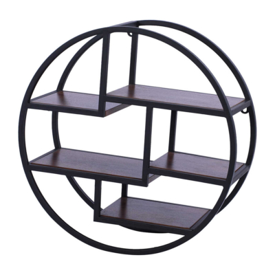 Kệ sách treo tường hình tròn độc đáo, bắt mắt DKFKS42