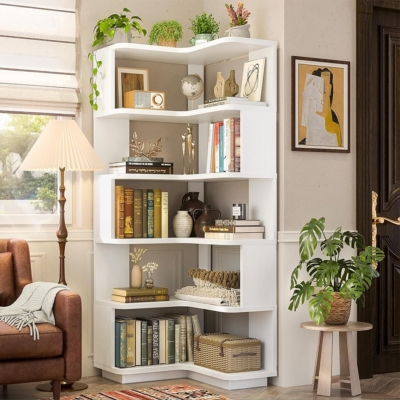 Kệ sách góc tường đa tầng, tận dụng tối đa không gian DKFKS46