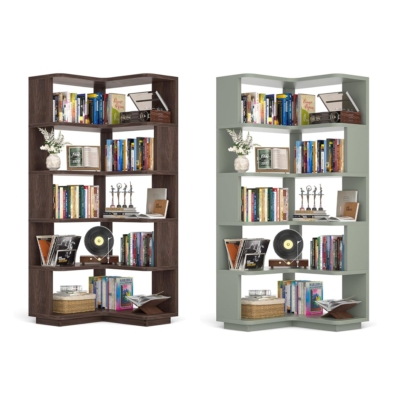 Kệ sách góc tường đa tầng, tận dụng tối đa không gian DKFKS46