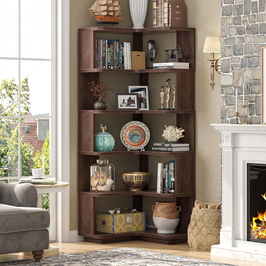 Kệ sách góc tường đa tầng, tận dụng tối đa không gian DKFKS46 Kệ sách góc tường đa tầng, tận dụng tối đa không gian DKFKS46