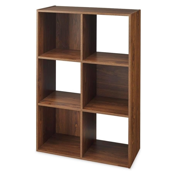 Kệ sách mini hình khối 6 ngăn lưu trữ linh hoạt DKFKS47 Kệ sách mini hình khối 6 ngăn lưu trữ linh hoạt DKFKS47