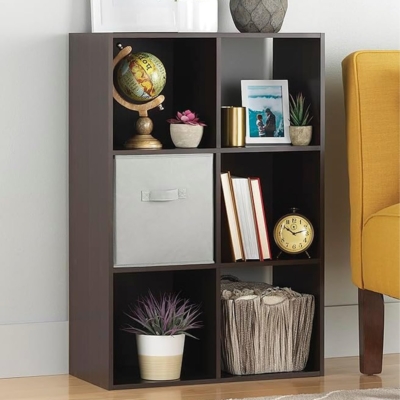 Kệ sách mini hình khối 6 ngăn lưu trữ linh hoạt DKFKS47