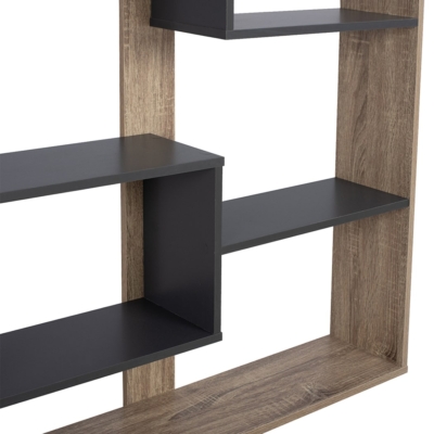 Kệ sách trang trí tận dụng không gian góc DKFKS48