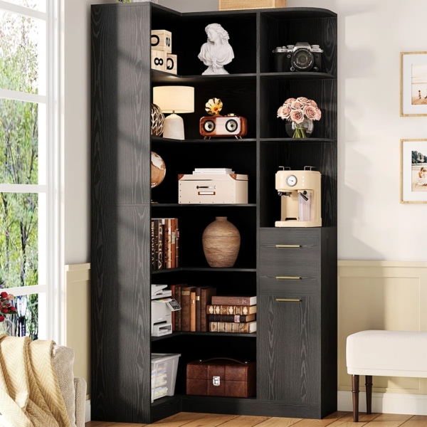 Kệ sách đẹp góc tường, 6 tầng hiện đại DKFKS51 Kệ sách đẹp góc tường, 6 tầng hiện đại DKFKS51