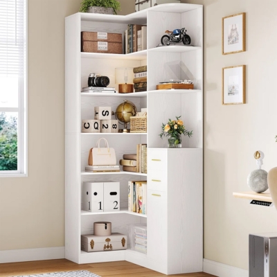 Kệ sách đẹp góc tường, 6 tầng hiện đại DKFKS51