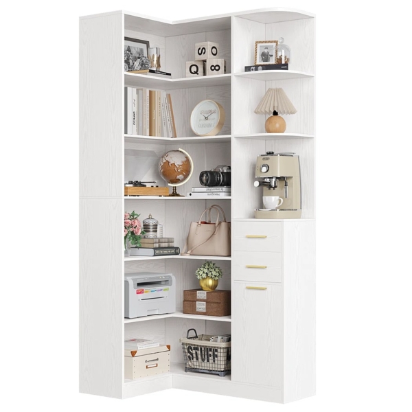 Kệ sách đẹp góc tường, 6 tầng hiện đại DKFKS51 Kệ sách đẹp góc tường, 6 tầng hiện đại DKFKS51