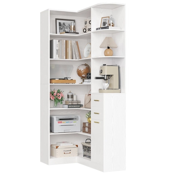 Kệ sách đẹp góc tường, 6 tầng hiện đại DKFKS51 Kệ sách đẹp góc tường, 6 tầng hiện đại DKFKS51