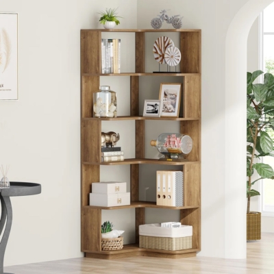 Kệ sách góc tường 5 tầng, tận dụng tối đa góc DKFKS53