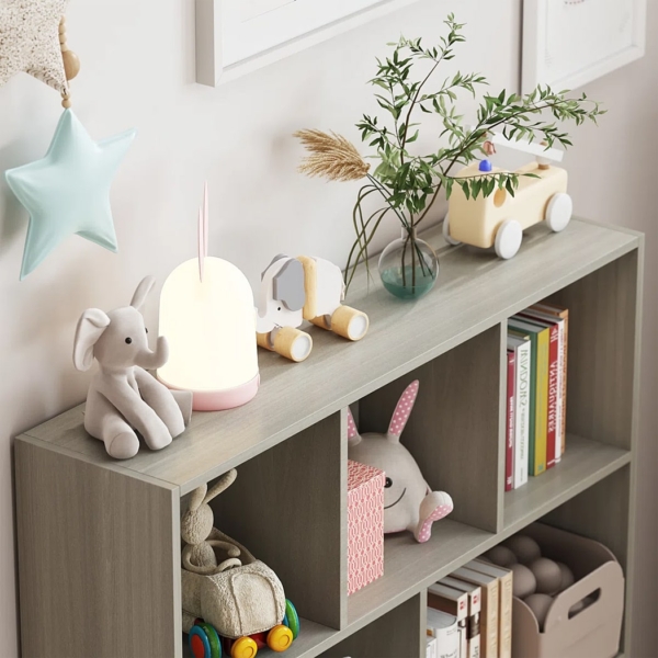 Kệ sách hiện đại bất đối xứng, 10 khoang tiện lợi DKFKS54 Kệ sách hiện đại bất đối xứng, 10 khoang tiện lợi DKFKS54