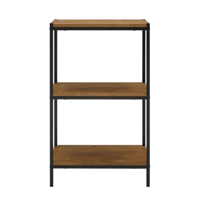 Kệ sách mini 3 tầng gỗ kết hợp sắt sơn tĩnh điện DKFKS56