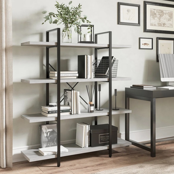 Kệ sách đơn giản 4 tầng tiện ích tối ưu không gian DKFKS55 Kệ sách đơn giản 4 tầng tiện ích tối ưu không gian DKFKS55