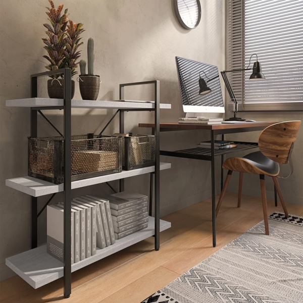 Kệ sách đơn giản 4 tầng tiện ích tối ưu không gian DKFKS55 Kệ sách đơn giản 4 tầng tiện ích tối ưu không gian DKFKS55