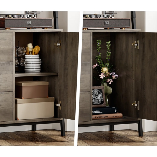 Kệ sách đẹp kết hợp kệ mở và tủ kín DKFKS57 Kệ sách đẹp kết hợp kệ mở và tủ kín DKFKS57