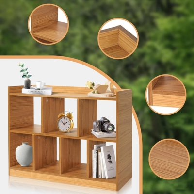 Kệ sách đầu giường 2 tầng, nhiều ngăn lưu trữ DKFKS58