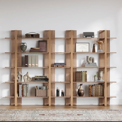 Kệ sách đơn giản 5 tầng decor rộng rãi, tiện dụng DKFKS60