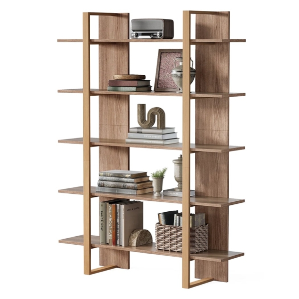 Kệ sách đơn giản 5 tầng decor rộng rãi, tiện dụng DKFKS60 Kệ sách đơn giản 5 tầng decor rộng rãi, tiện dụng DKFKS60