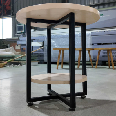 Bàn tròn khung sắt sơn tĩnh điện