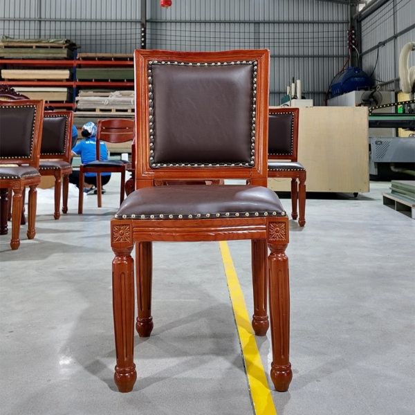 Bộ bàn ghế ăn 8 người, hình tròn 1m8 Bộ bàn ghế ăn 8 người, hình tròn 1m8