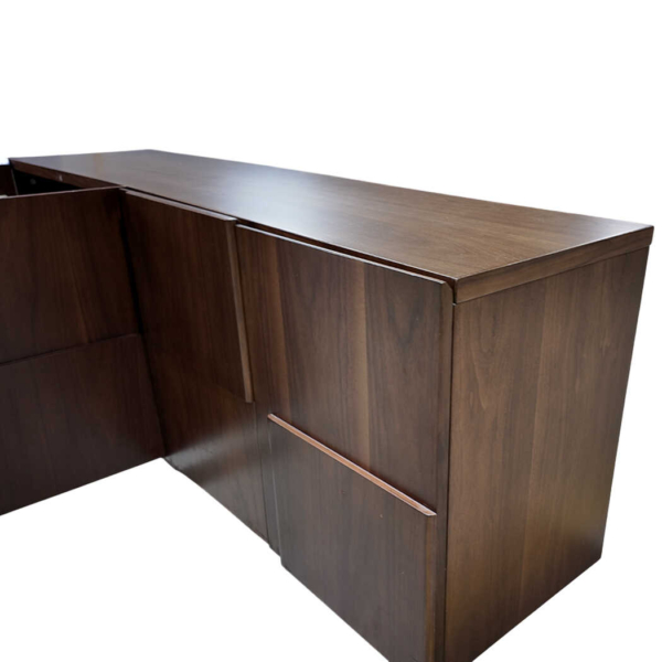 Tủ thấp gỗ công nghiệp phủ Veneer óc chó, sơn PU hoàn thiện - T02 Tủ thấp gỗ công nghiệp phủ Veneer óc chó, sơn PU hoàn thiện - T02