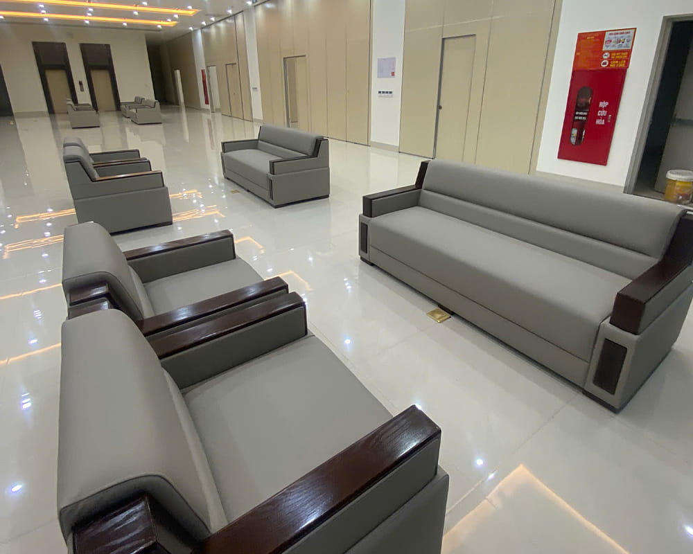 Một số hình ảnh thi công nổi bật tại dự án lắp đặt doanh cụ nội thất: “Nhà khách Bộ Chỉ huy Quân sự Tỉnh Nguyên”