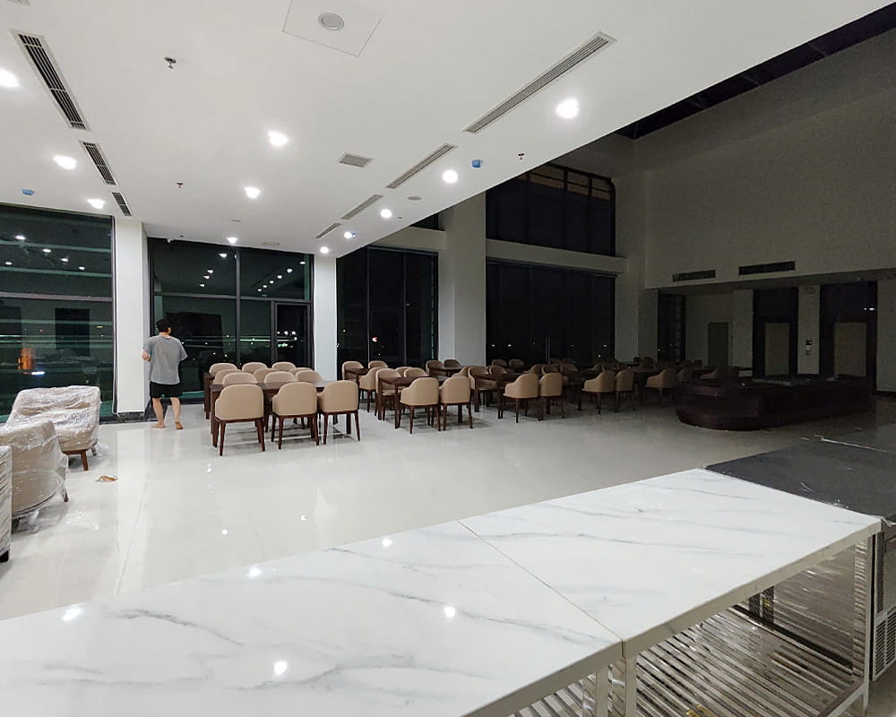 Một số hình ảnh thi công nổi bật tại dự án lắp đặt doanh cụ nội thất: “Nhà khách Bộ Chỉ huy Quân sự Tỉnh Nguyên”