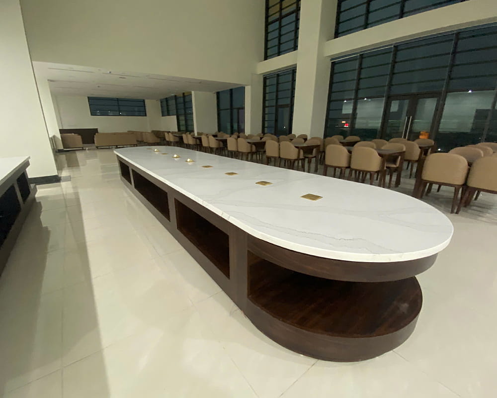 Một số hình ảnh thi công nổi bật tại dự án lắp đặt doanh cụ nội thất: “Nhà khách Bộ Chỉ huy Quân sự Tỉnh Nguyên”