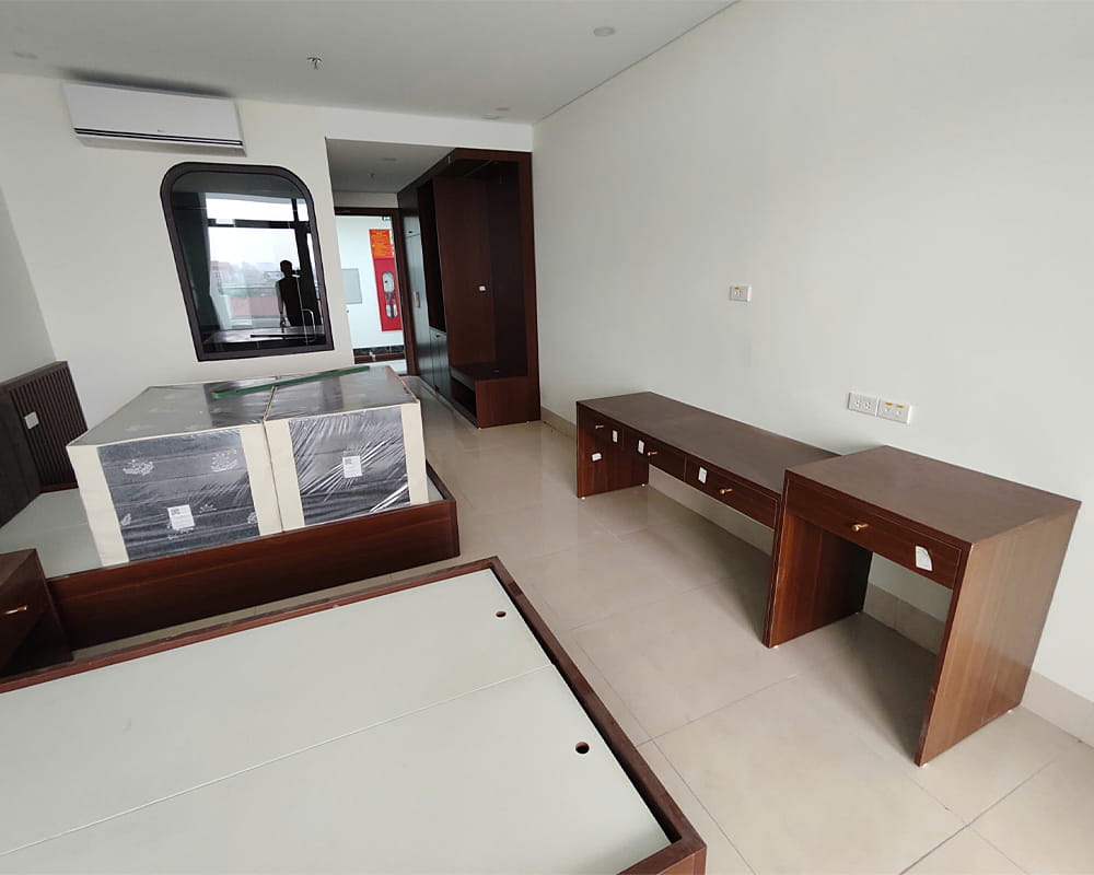 Một số hình ảnh thi công nổi bật tại dự án lắp đặt doanh cụ nội thất: “Nhà khách Bộ Chỉ huy Quân sự Tỉnh Nguyên”